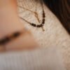Collar Ojo de Tigre con Inicial - Imagen 3