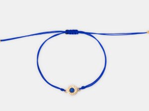 pulsera con piedra de oro